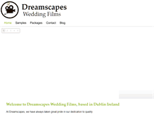 Tablet Screenshot of dreamscapes.ie